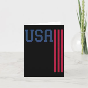Cartão Bandeira Americana 4 De Julho EUA