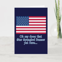 Bandeira americana com citações da bandeira star