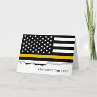 Bandeira Americana de Linha Dourada fina| 911 Expe