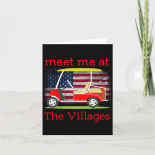 Cartão Bandeira Americana do Aposentamento de Villages na