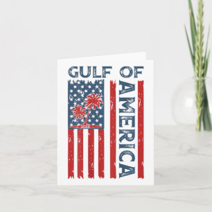Cartão Bandeira Americana do Golfo dos Eua no Leste de 20
