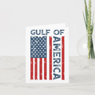 Cartão Bandeira Americana Engraçada No Golfo Dos Eua (Ba)