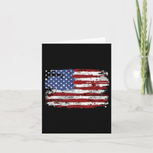 Cartão Bandeira Americana Estados Unidos da América 4º