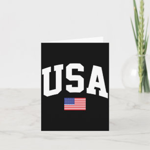 Cartão Bandeira Americana Estrelas Es 4 De Julho Patrióti