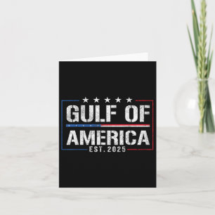 Cartão Bandeira Americana G.2025 Do Golfo De Eua