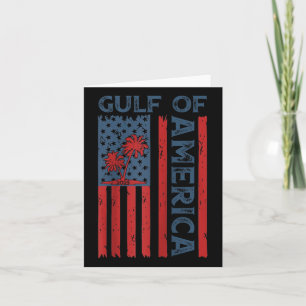 Cartão Bandeira Americana G.2025 Do Golfo De Eua