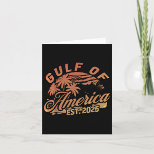Cartão Bandeira Americana G.2025 Do Golfo De Eua