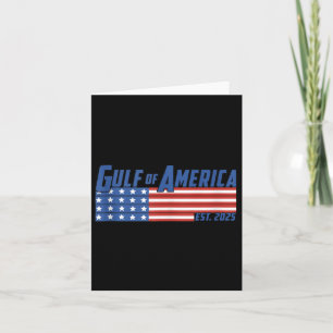 Cartão Bandeira Americana G.2025 Do Golfo De Eua