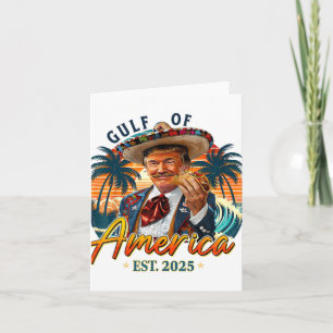 Cartão Bandeira Americana G.2025 Do Golfo De Eua