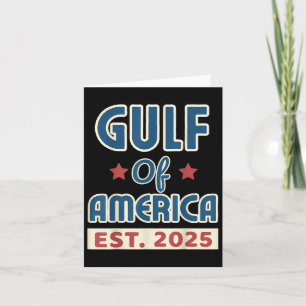 Cartão Bandeira Americana G.2025 Do Golfo De Eua