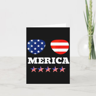 Cartão Bandeira Americana Homens Dia da Independência des