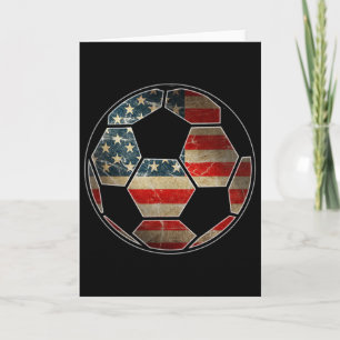 Cartão Bandeira Americana No Futebol Ll - Bandeira do Fut