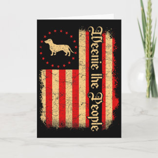 Cartão Bandeira Americana Usa 4 De Julho Weenie The Peopl