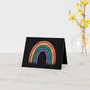 Cartão Bandeira Arco-Íris LGBTQ Orgulho Gay Conscientizaç
