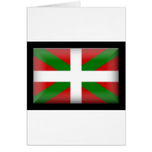 Cartão Bandeira Basque   País Vasco