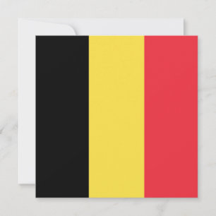 Cartão Bandeira belga (Bélgica)