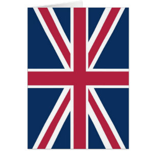 Cartão bandeira britânica