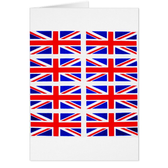 CARTÃO BANDEIRA BRITÂNICA (Frente)
