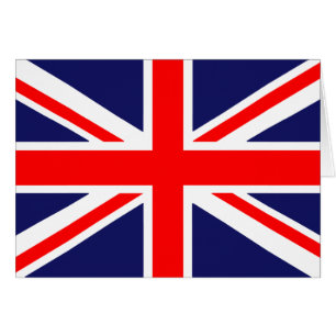 Cartão Bandeira Britânica