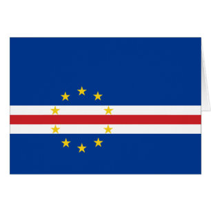 Cartão Bandeira Cabo Verde