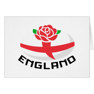 Cartão Bandeira cor-de-rosa da bola do inglês de
