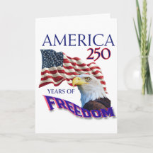 Bandeira da América 250 Anos de Liberdade com Águi
