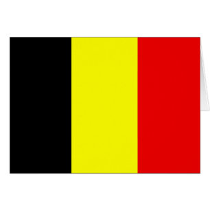 Cartão Bandeira da Bélgica