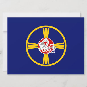 Cartão Bandeira da Cidade de Omaha (Nebraska)