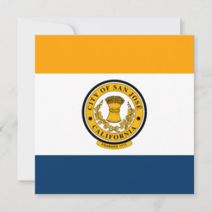 Cartão Bandeira da cidade de San José (Califórnia)