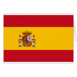Cartão Bandeira da Espanha