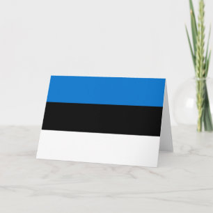 Cartão Bandeira da Estônia
