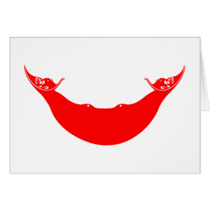 Cartão Bandeira da Ilha de Páscoa