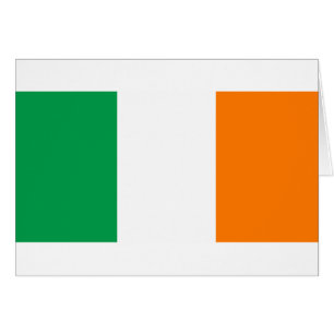 Cartão Bandeira da Irlanda