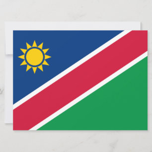 Cartão Bandeira da Namíbia (África Austral)