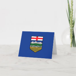 Cartão Bandeira da província de Alberta