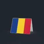 Cartão Bandeira da Romênia (romena)<br><div class="desc">Produtos de Sinalizador Mundial Personalizáveis - Sinta-se livre para adicionar seu próprio texto.</div>