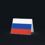 Cartão Bandeira da Rússia<br><div class="desc">Produtos de Sinalizador Mundial Personalizáveis - Sinta-se à vontade para adicionar seu próprio texto.</div>