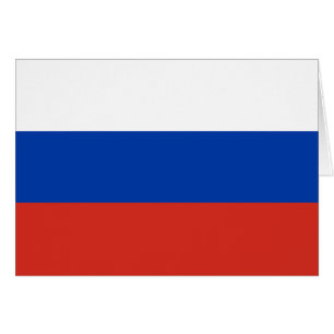 Cartão Bandeira da Rússia