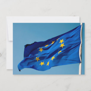Cartão Bandeira da UE