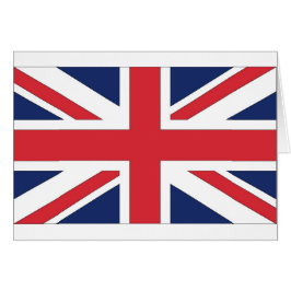 Cartão bandeira da União/ União do Reino Unido