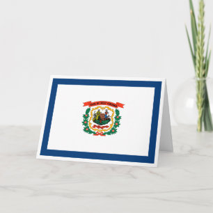 Cartão Bandeira da Virgínia Ocidental, Bandeira da Virgín