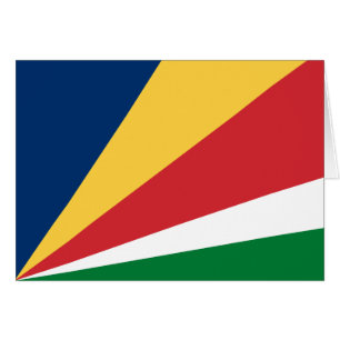 Cartão Bandeira das Seychelles
