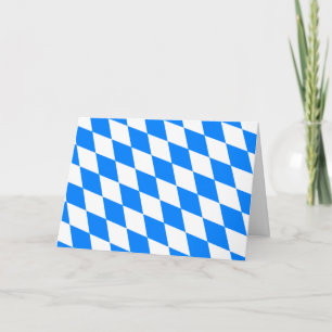 Cartão Bandeira de Alemanha Baviera
