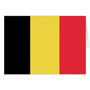 Cartão Bandeira de Bélgica