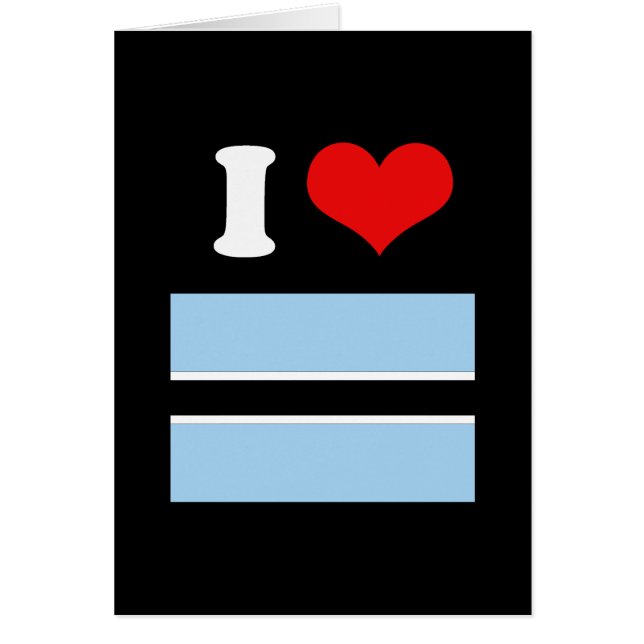 Cartão Bandeira de Botswana (Frente)