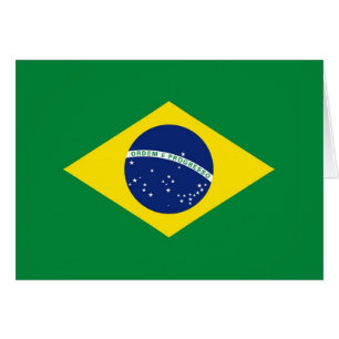 Cartão Bandeira de Brasil