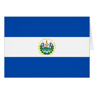 Cartão Bandeira de El Salvador