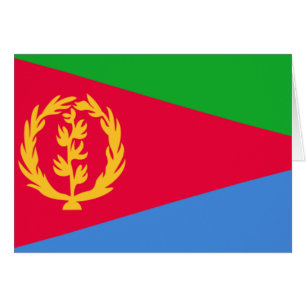 Cartão Bandeira de Eritrea