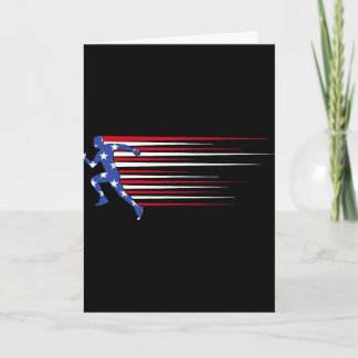 Cartão Bandeira de Gorila 'merica Óculos de Sol Patriótic
