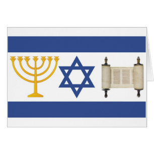 Cartão Bandeira de Israel